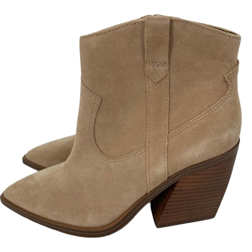 Vince Camuto Gredile Suede Western Ankle Bootie 9.5 - Picture 10 of 11